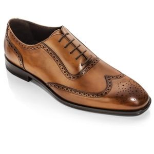 To Boot NY Cogniac Bello Leather Brogue Oxfords 13